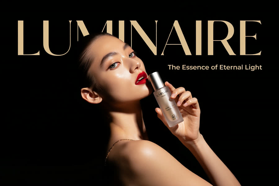 Luminaire jewellery campaign visual