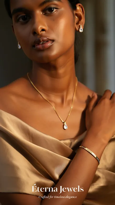 Éterna Jewels, AI-generated jewelry and beauty visual